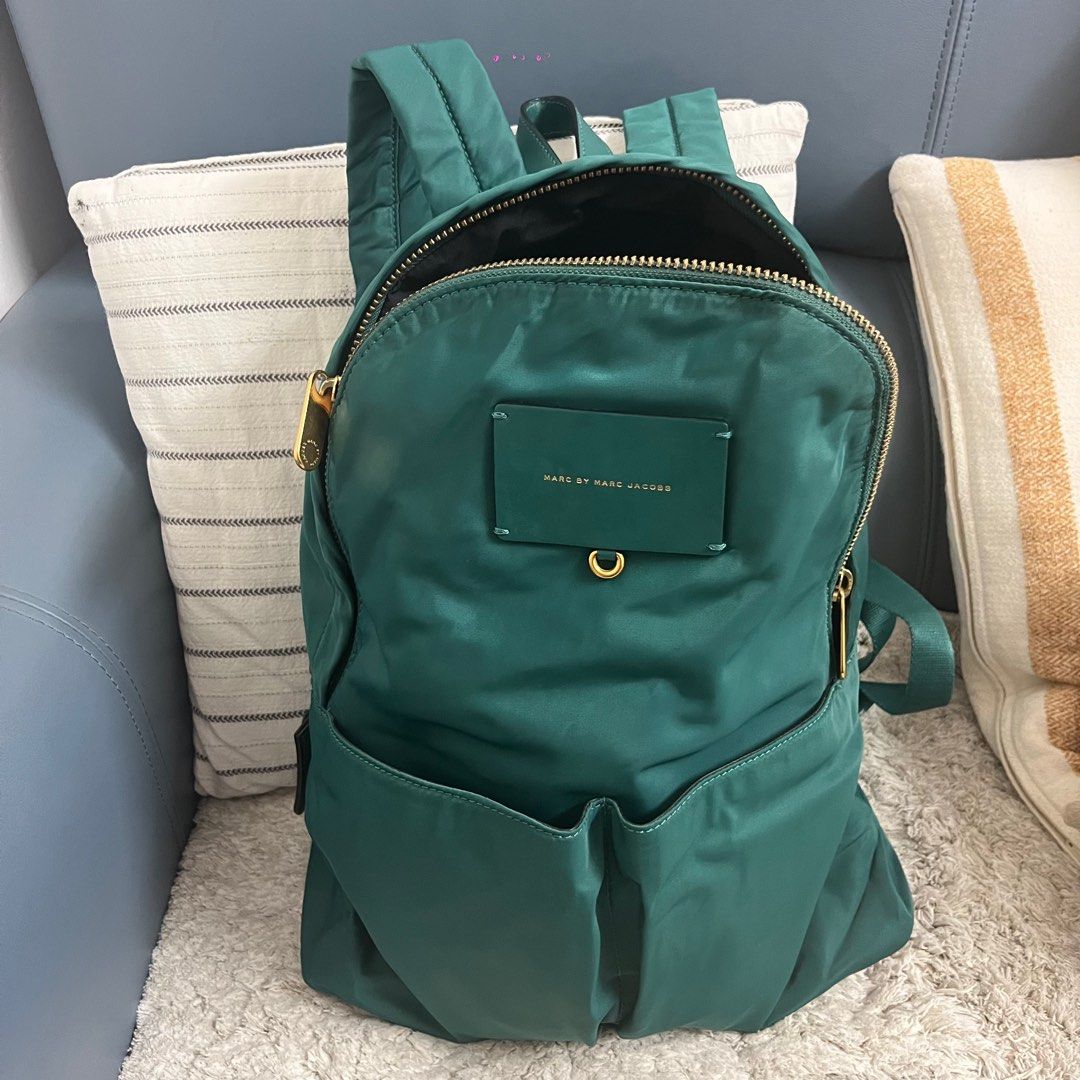 Marc jacobs backpack green new arrivals
