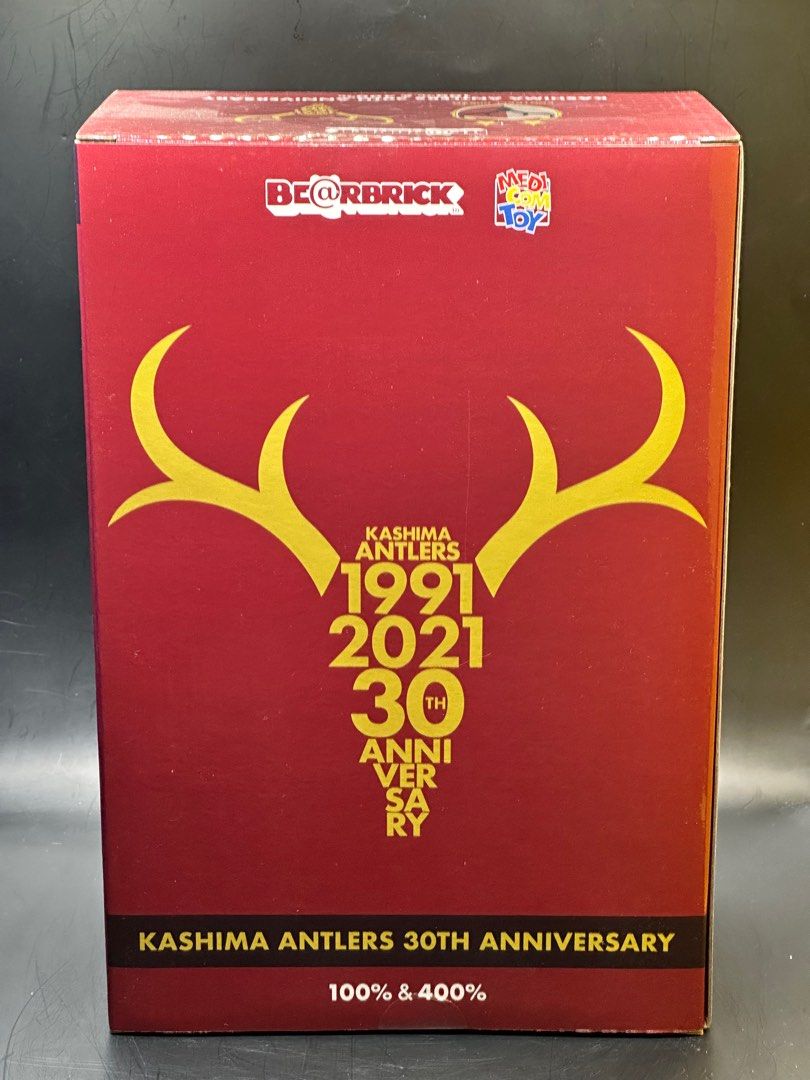 BE@RBRICK KASHIMA ANTLERS 30th ANNIVERSARY 100% & 400% 2