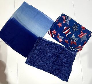 Men’s scarves/bundle/blue scarf/imported