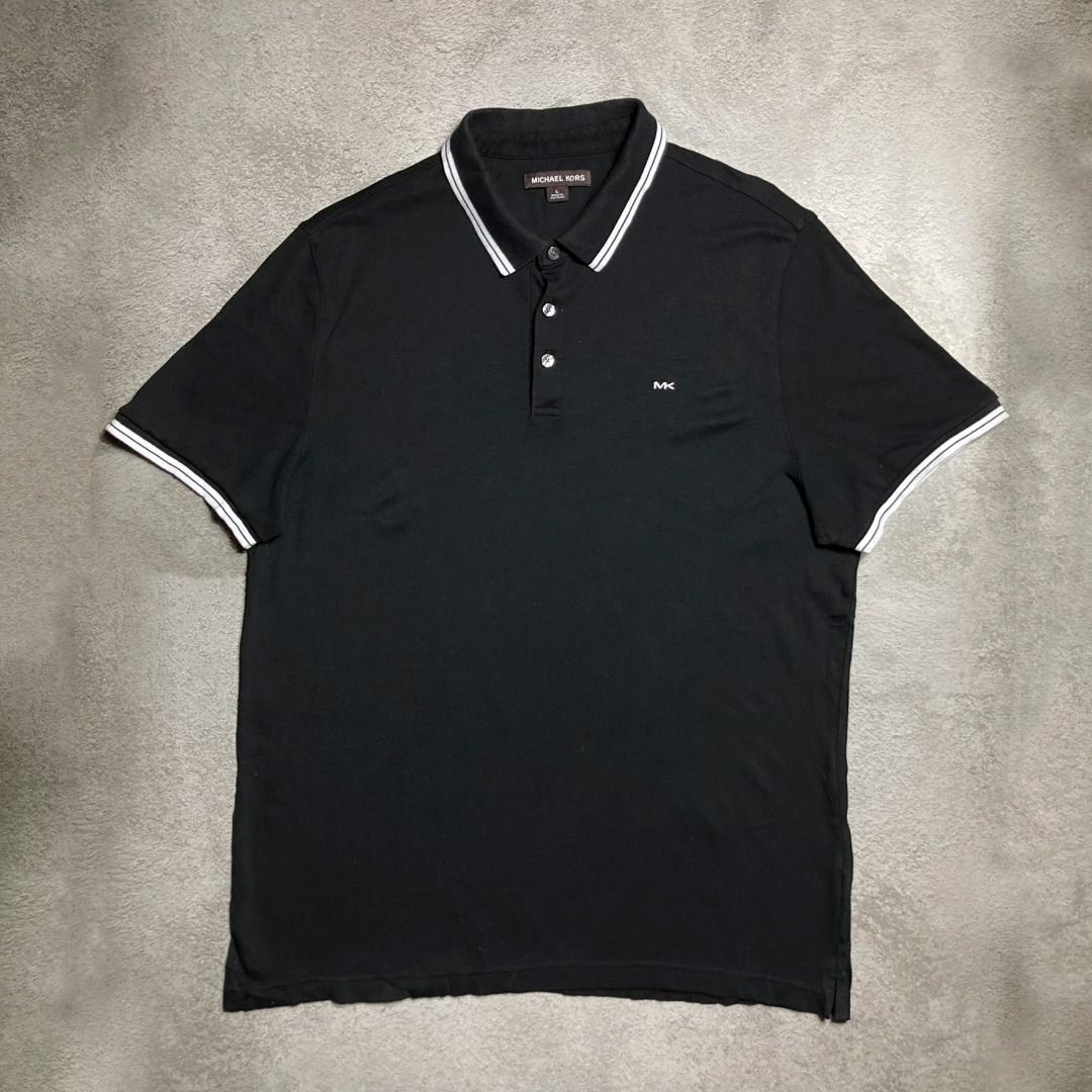 Michael Kors Black Polo Shirt Men s Fashion Tops Sets Tshirts