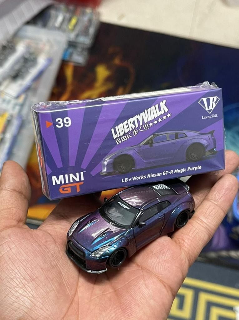 MINI GT 39 Nissan GT-R R35 Type 1 Magic Purple Japan Limited Edition MINIGT