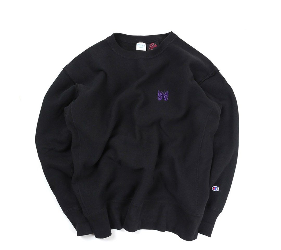 Needles X Champion X Beams boy別注款黑色L號2020年聯名款式