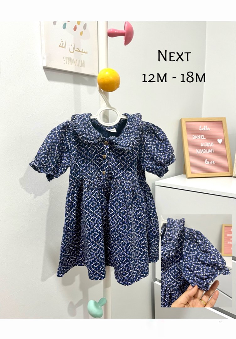 Next dress, Babies & Kids, Babies & Kids Fashion on Carousell