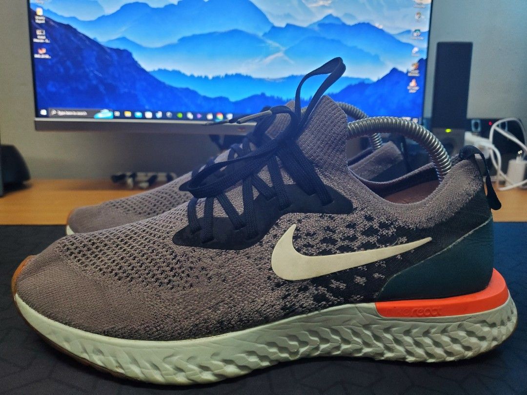 Nike Epic React Flyknit Gunsmoke Teal