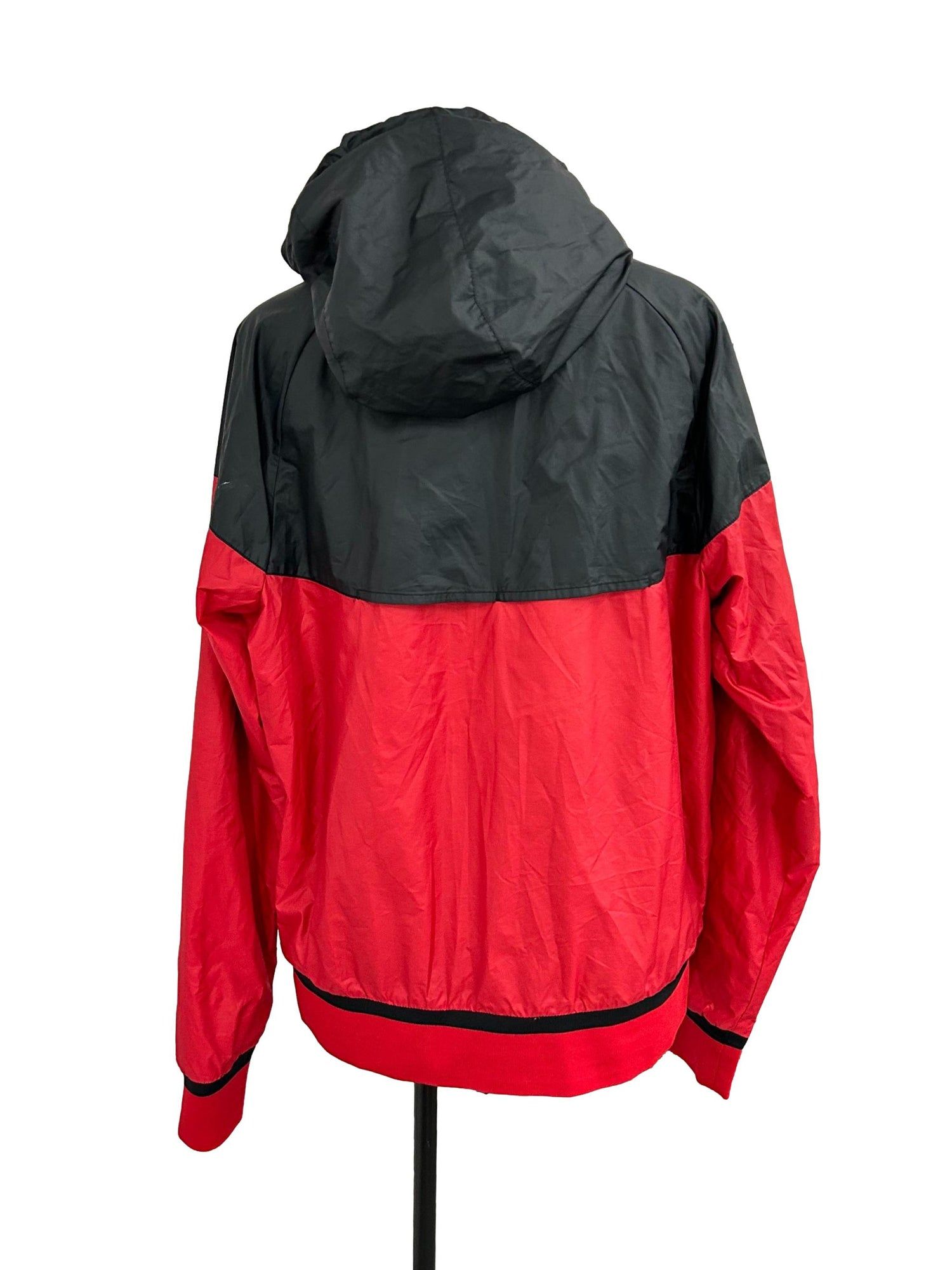 Red and outlet black windbreaker
