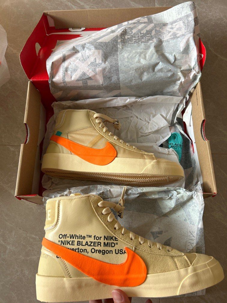 Offwhite Nike blazer mid Halloween Men s Fashion Footwear