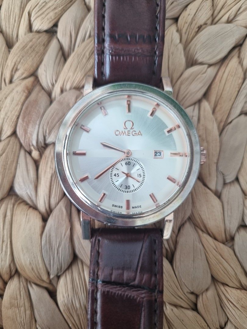 Omega genuine leather best sale