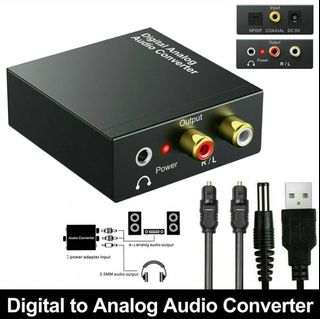 DAC 192KHz Digital to Analog Audio Converter, Rybozen Aluminum