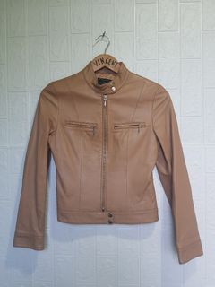 parfait leather italy jacket / authentic