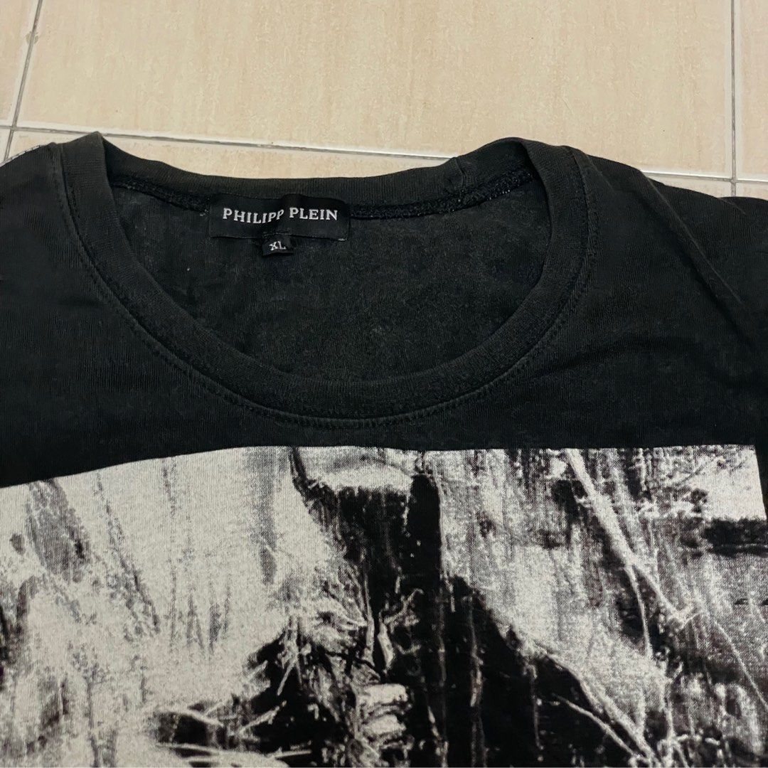 Philipp Plein X Batman Men s Fashion Tops Sets Tshirts Polo