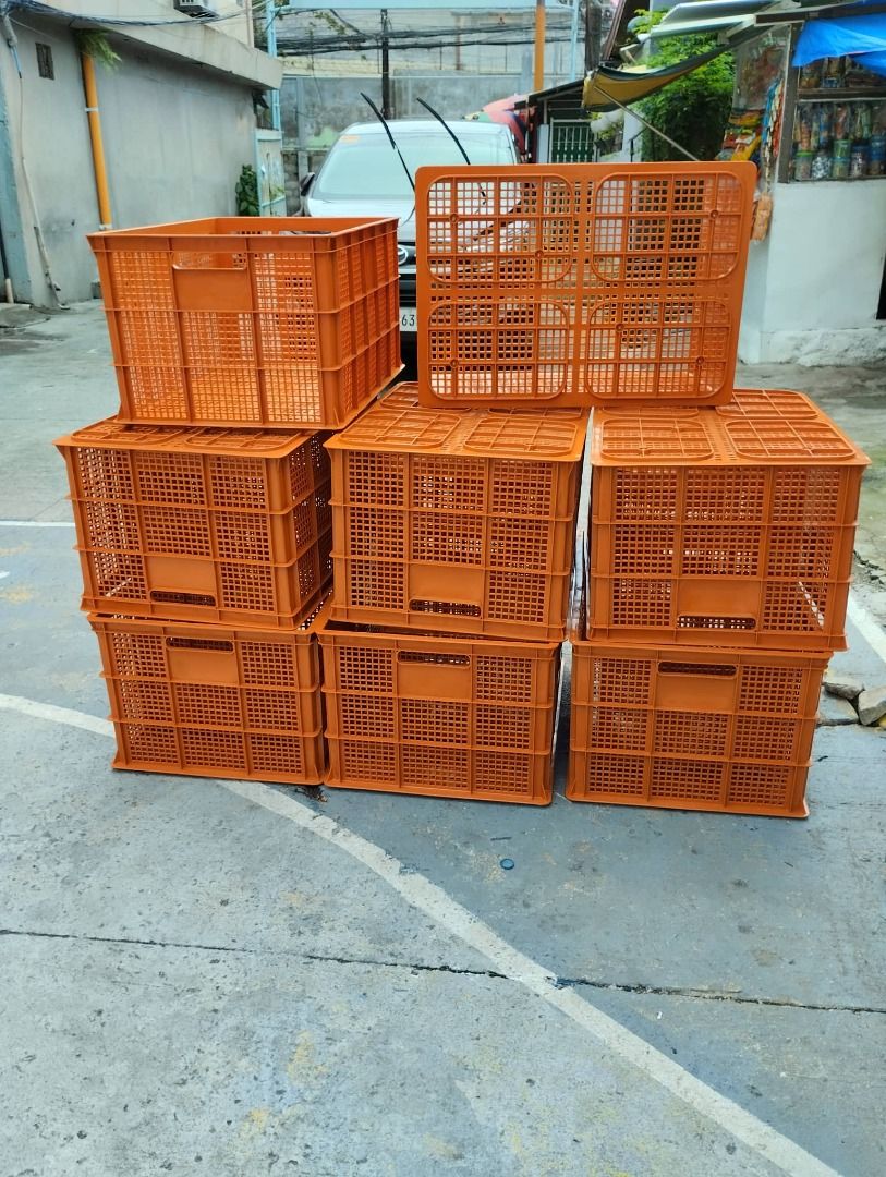 plastic jumbo crates (Category: Storage Boxes & Baskets) located in Caloocan City. Submitted by Ava_broklyn8888 (Listing ID 1281479205, Image 1). Description: PLASTIC JUMBO CRATES Dimension: 735 x 535 x 390 mm Pre order Minimum order 10pcs above .