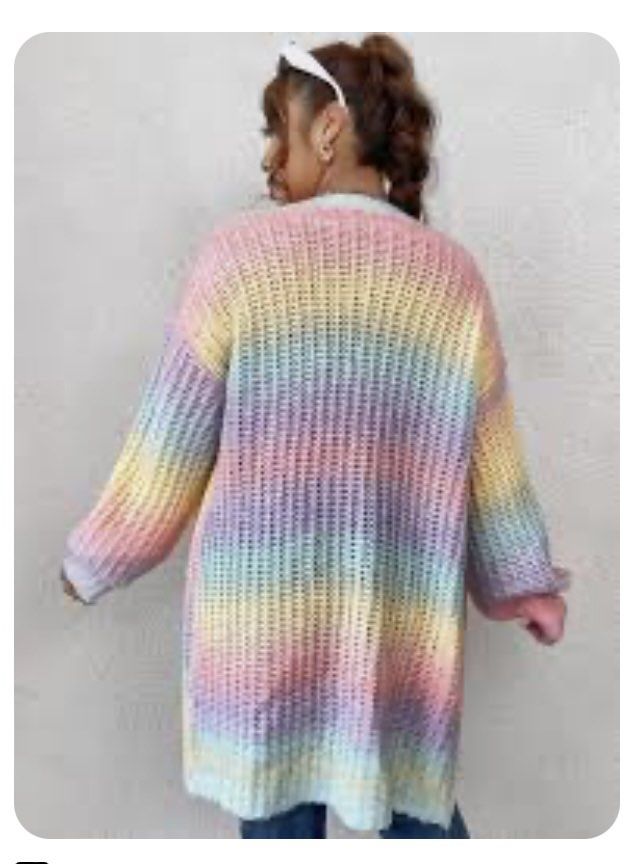 Rainbow best sale pastel cardigan