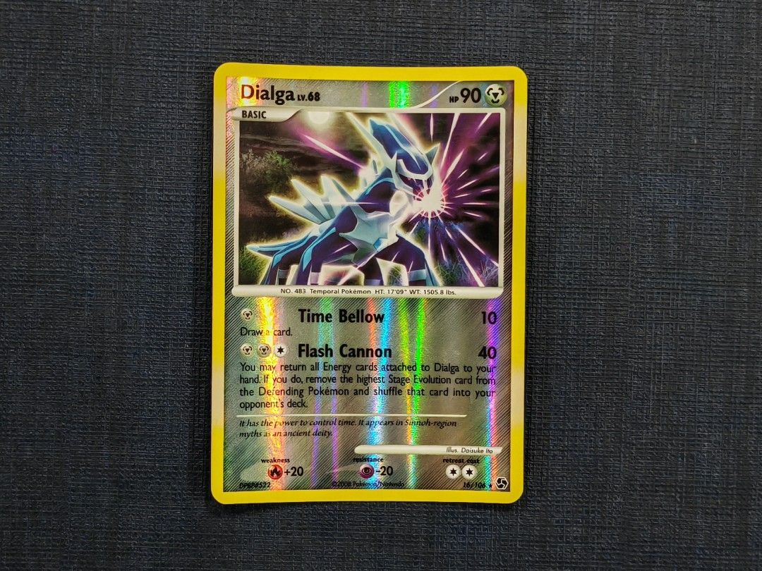 Pokemon Dialga 16/106 Great Encounters Reverse Holo, Hobbies & Toys, Toys &  Games on Carousell