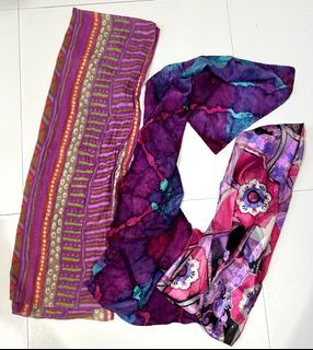 Purple scarf/bundle/summer scarf/beach scarf/imported