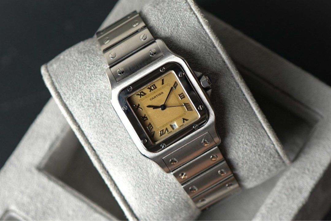 RARE Cartier Santos Galbee Ref. 1564 Full Steel 29mm Luxury
