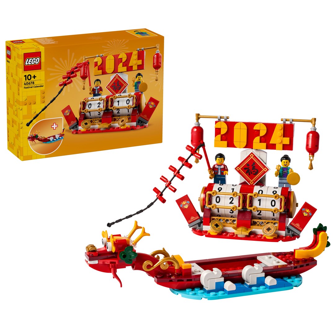Ready Stock 40678 LEGO® Festival Calendar, Hobbies & Toys, Toys & Games ...