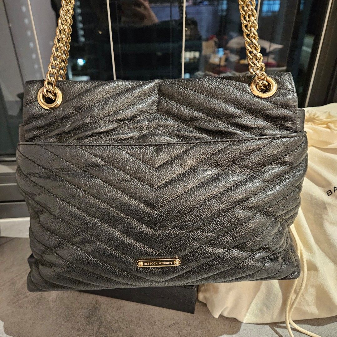 Rebecca minkoff edie medium convertible leather shoulder bag outlet