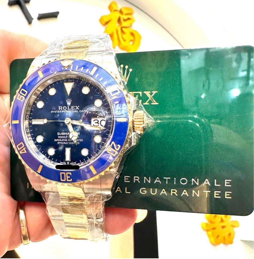 Rolex submariner cheap tt blue
