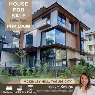 RUSH! Brand New House For Sale in Mckinley Hill Village! Corner House Facing East near Mckinley West Village Dasmarinas village Forbes Park Manila Polo Club