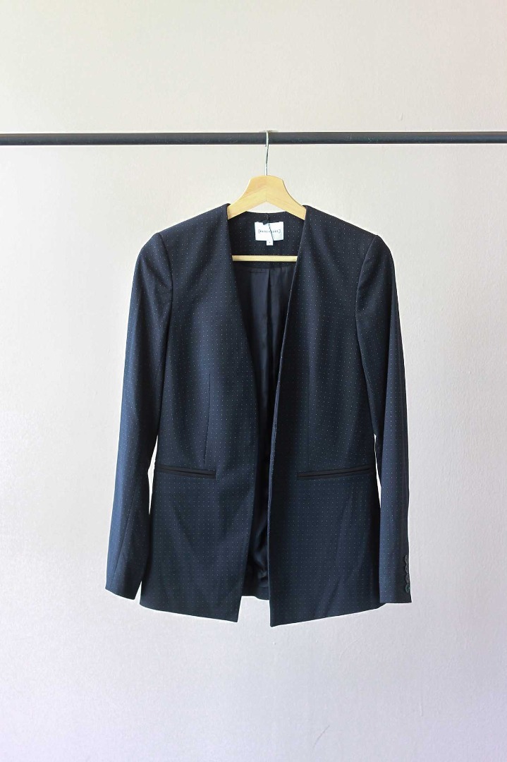 Warehouse check blazer jacket top