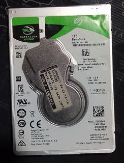 Seagate Barracuda 1 TB 2.5 inches for laptop
