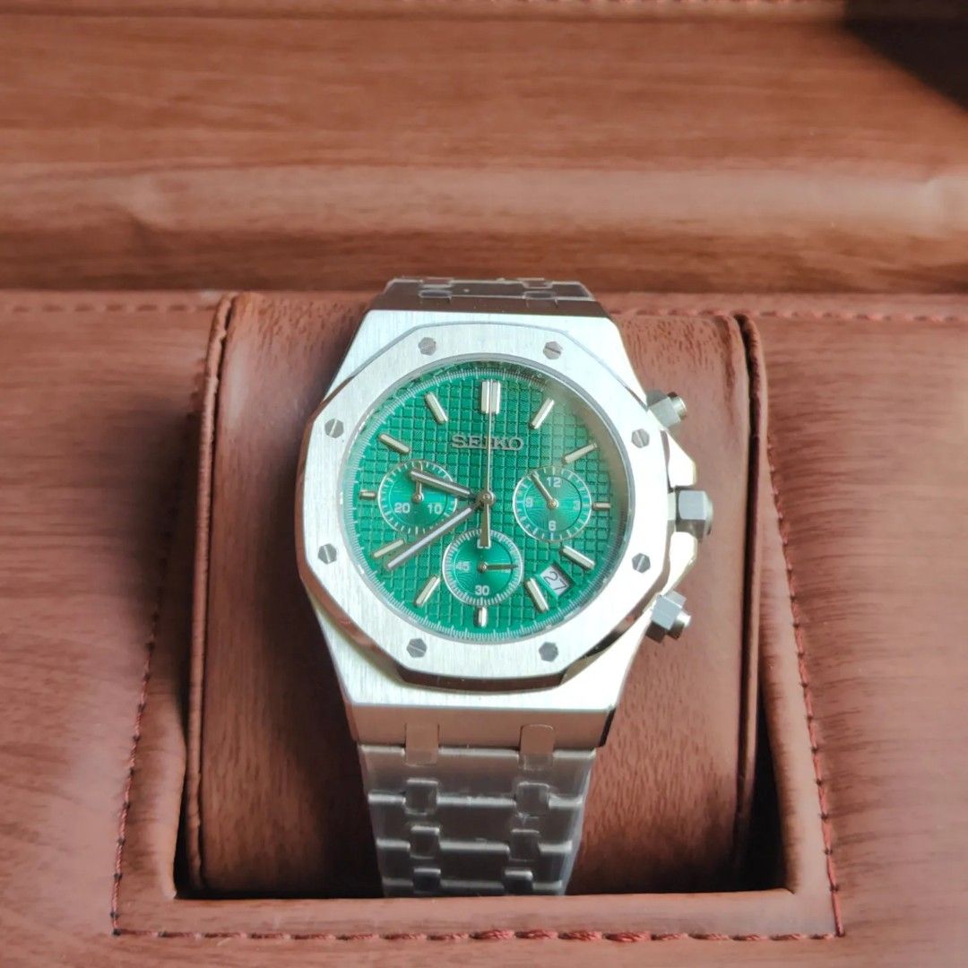 Seiko Mod Custom AP Chrono, Men's Fashion, Watches & Accessories ...