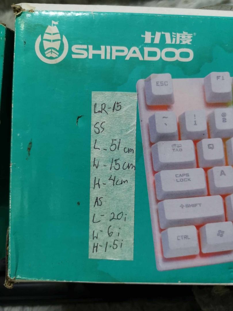 Shipado Mechanical Wired keyboard, Computers & Tech, Parts ...
