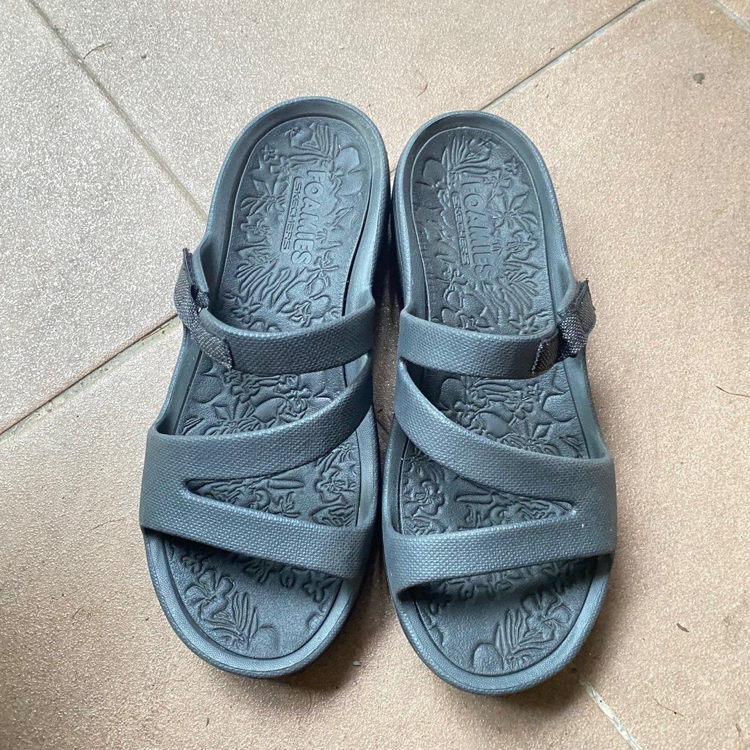 Kasut hotsell slipper skechers