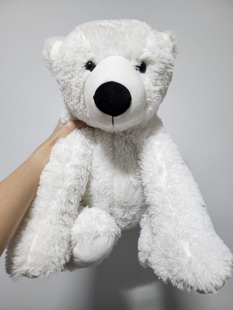 Snow white teddy shop bear