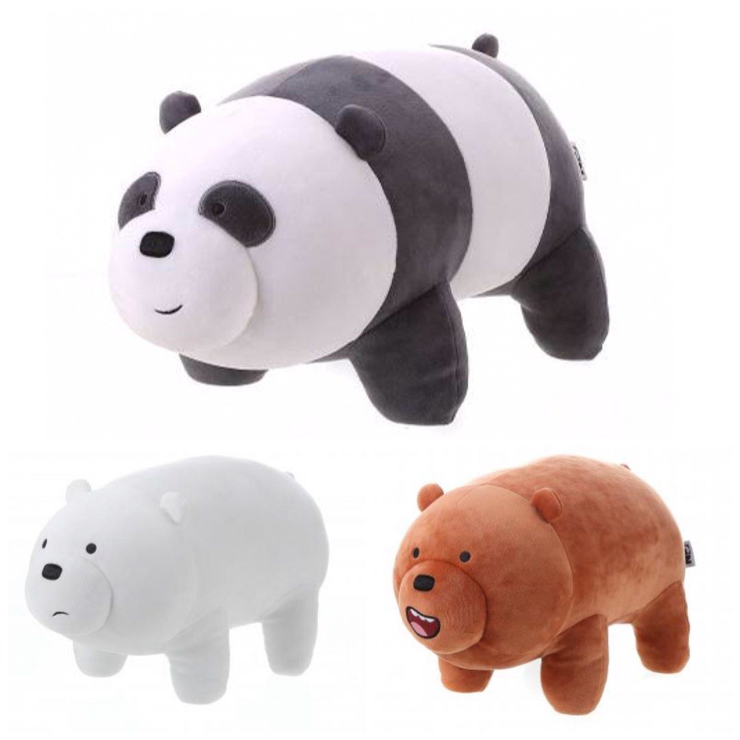 We bare bears on sale plush toys miniso