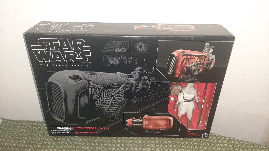 Star Wars Black Series Rey s Speeder Jakku Hobbies Toys
