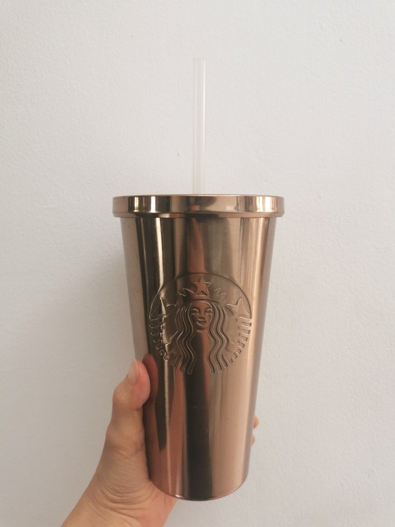 Starbucks Tumbler Rose Gold Tumbler