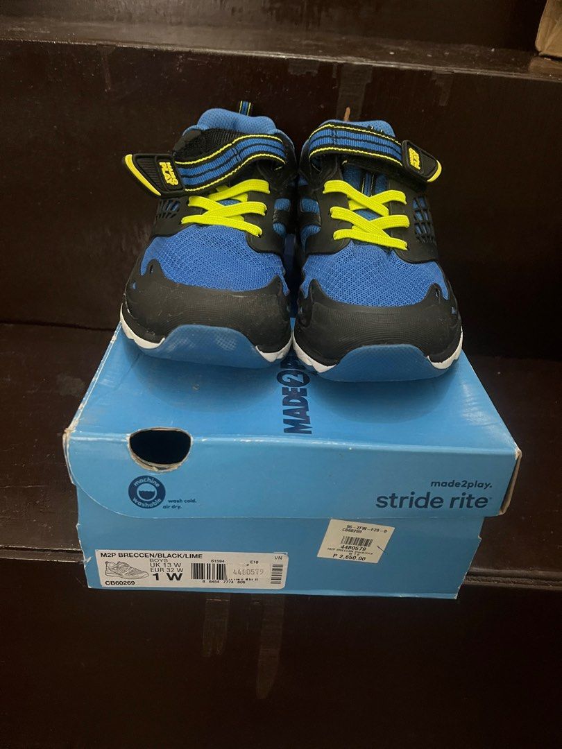 Strider Rubber Shoes Size 1 Unused (Category: Babies & Kids Fashion) located in Manila. Submitted by decluttering_me (Listing ID 1281572976, Image 1). Description: Unused Novaliches, QC.