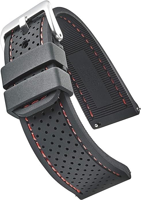 Soft rubber watch strap store