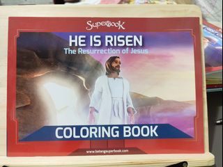 SUPERBOOK Coloring book "He is Risen"