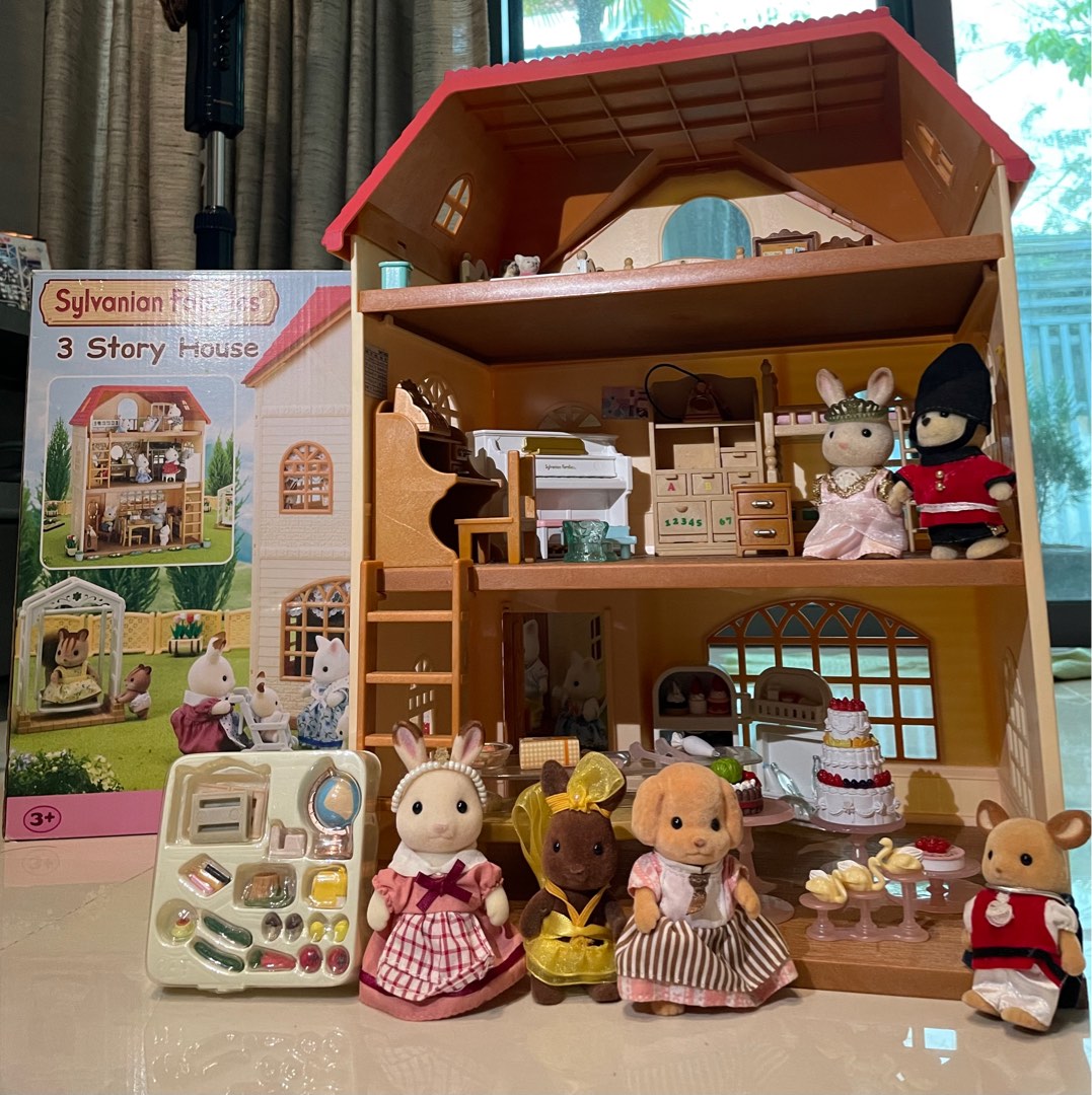 Sylvanian 3 storey hot sale house