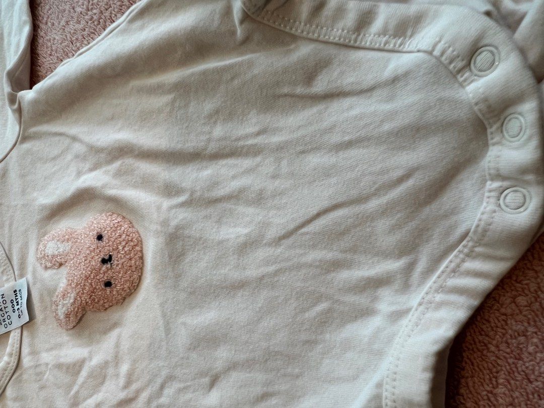 Target Fluffy Bunny Rabbit Long Sleeve Onesie Babies Kids