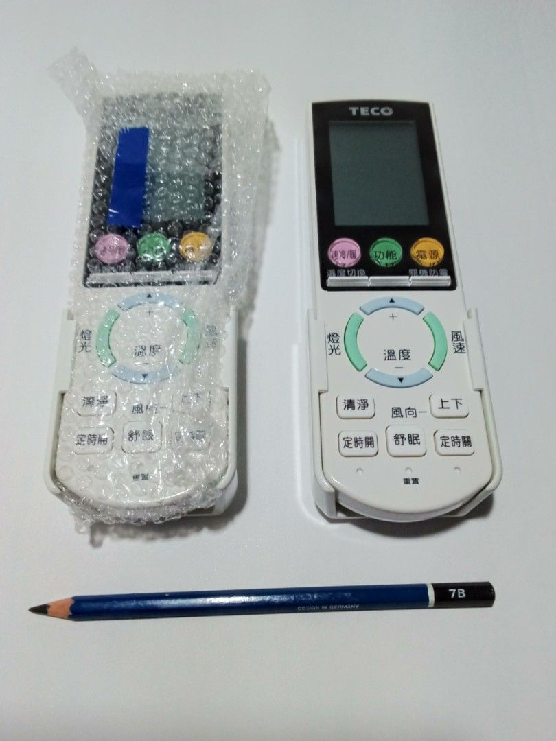 東元 冷氣遙控器; TECO air conditioner remote control, 電視及其他電器 , 冷氣機和電暖器在旋轉拍賣