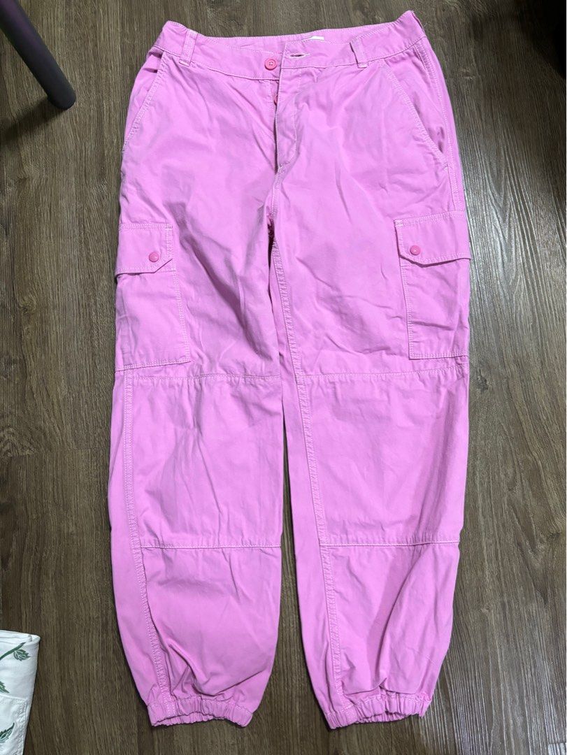 Topshop pink cargo pants online