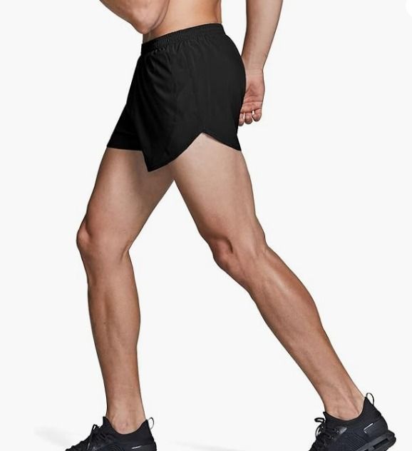 Mens 3 inch running shorts hot sale