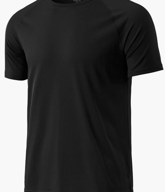 Men's black top dri fit shirts