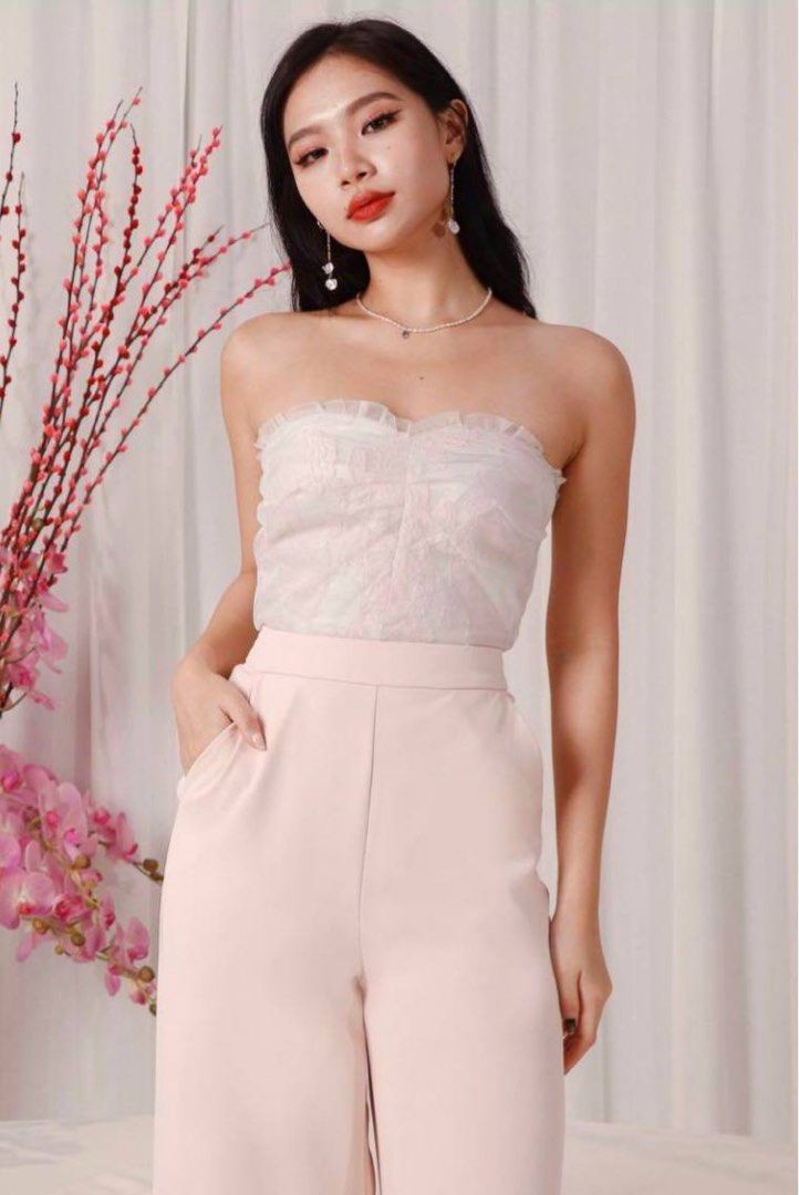 Blush mesh top deals