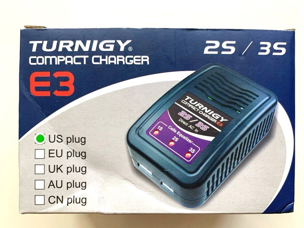Turnigy E3 Compact Charger for 2S and 3S Lipo Batteries, Hobbies & Toys