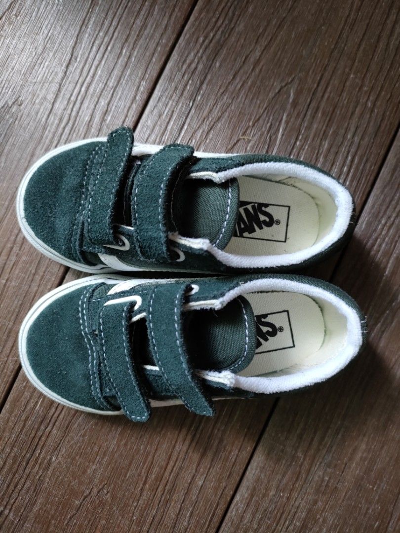 Forest green vans old skool 2025