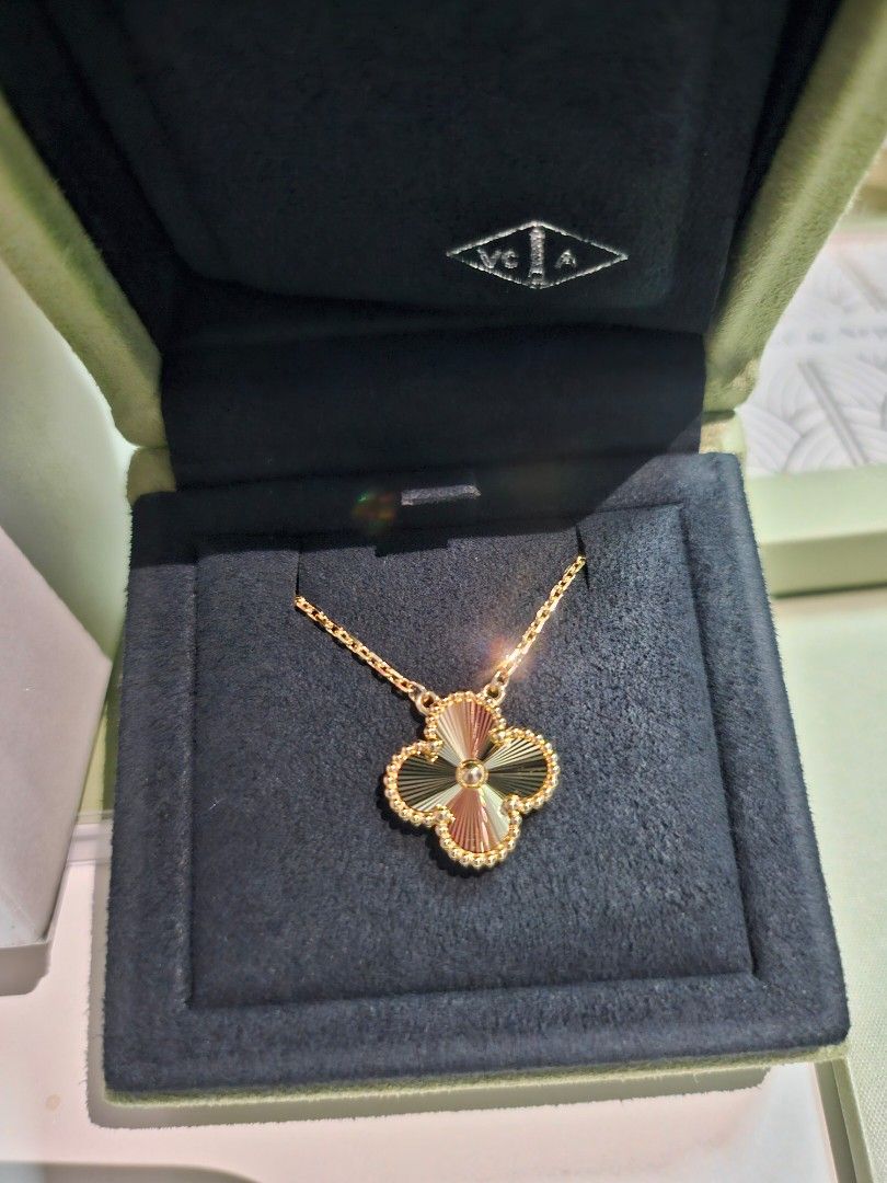 Vca Chain VCA Van Cleef & Arpels Vintage Alhambra Necklace, Women's Fashion ...