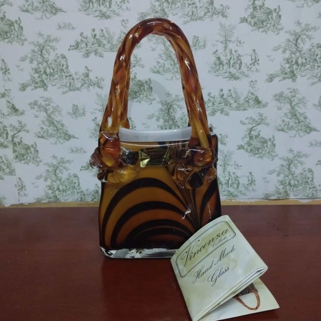 Vincenza collection handmade glass handbag online