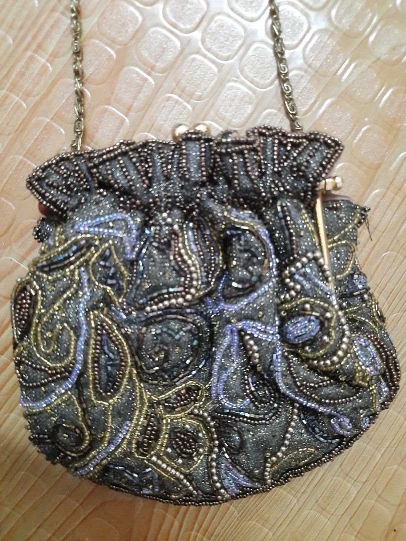 Vintage beaded evening clearance bags