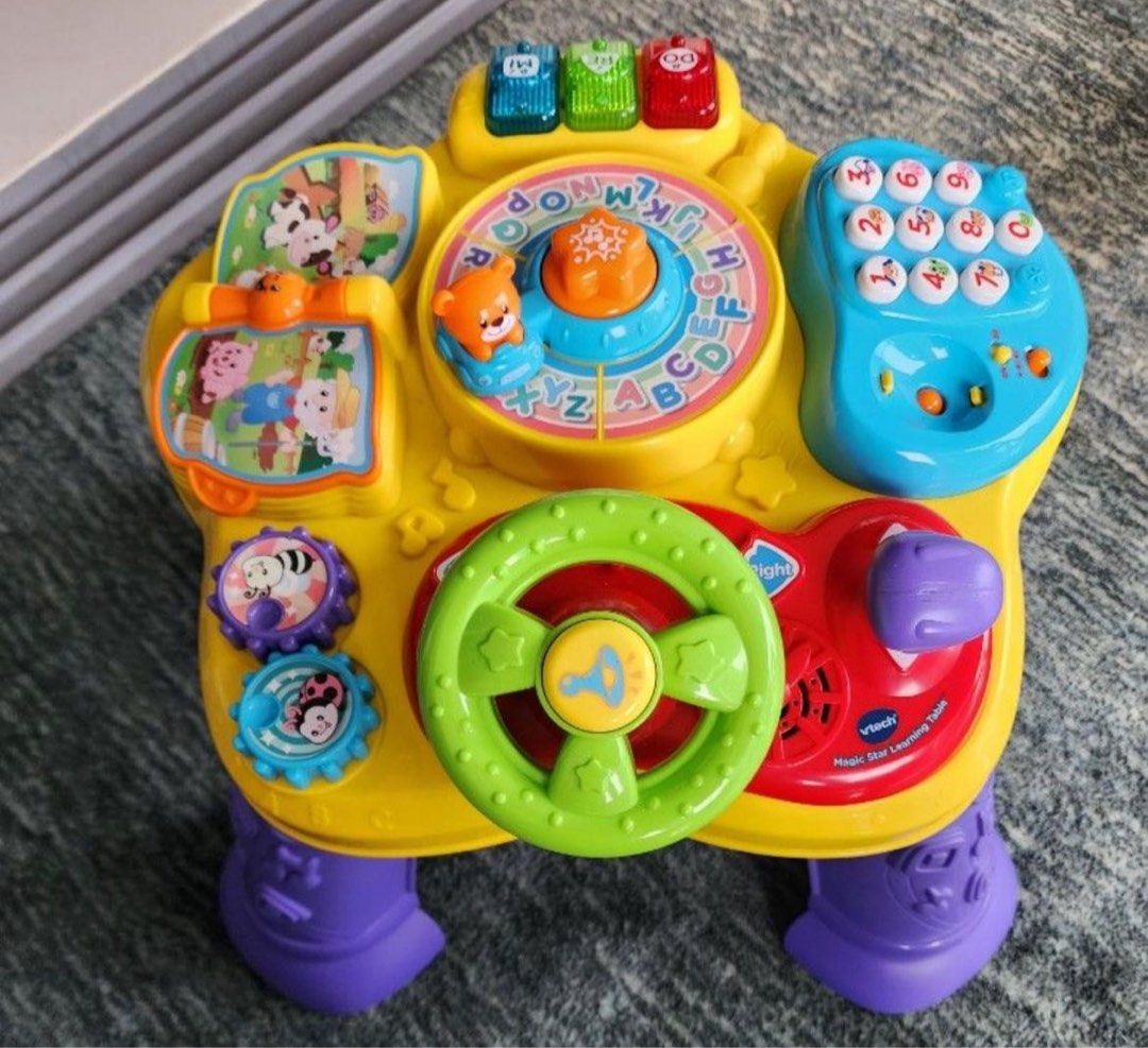VTech Magic Star Learning Table Babies Kids Infant Playtime on