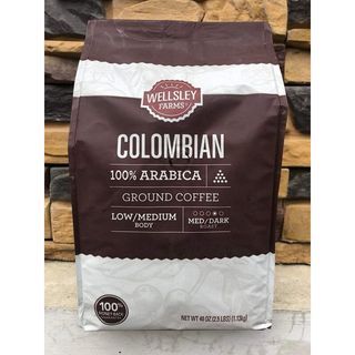 Wellsley Farms Colombian Blend Arabica Ground Coffee 1.13kg