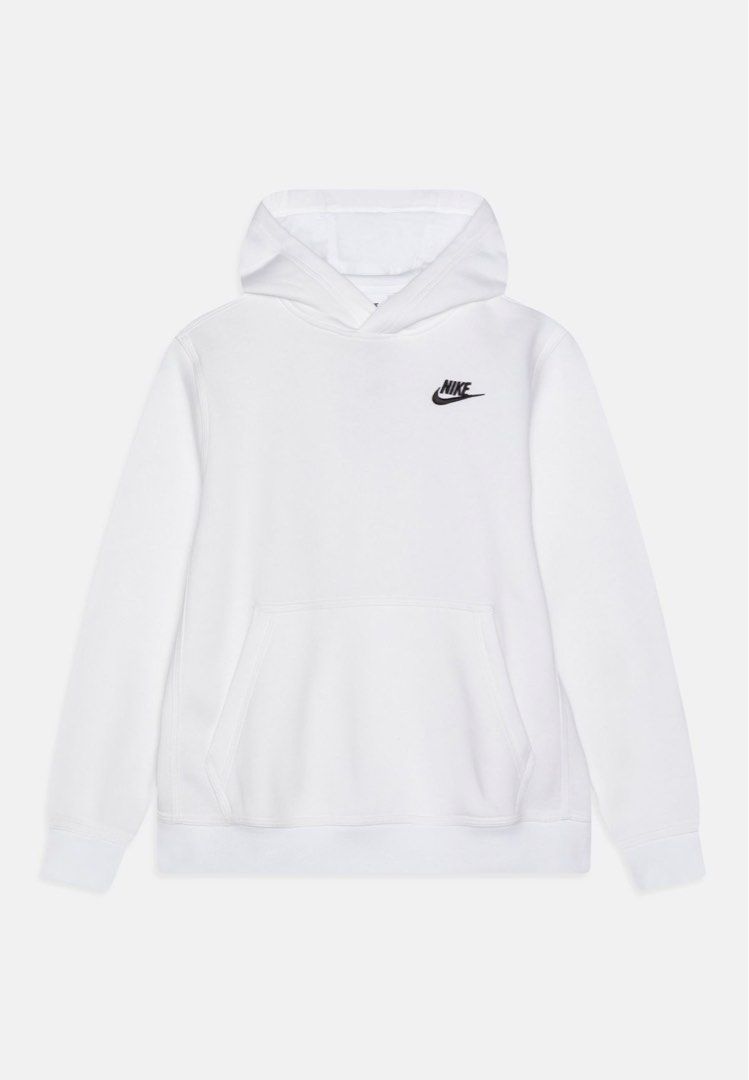 WHITE NIKE HOODIE Men s Fashion Tops Sets Hoodies on Carousell